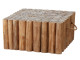 Apple Bee | Koffietafel Twiggy 70 x 70 x 35 cm | Met Handvaten